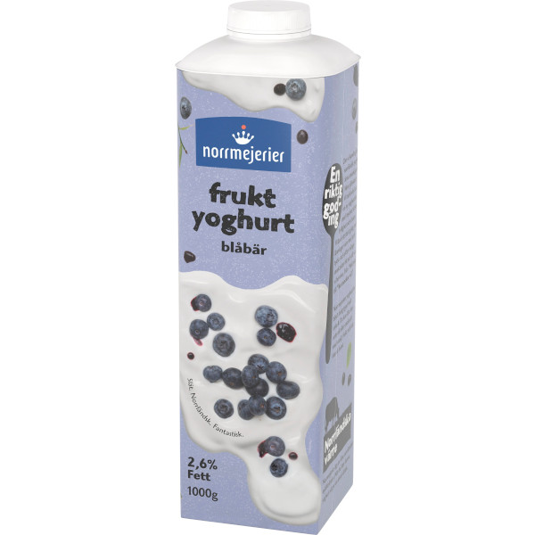 Norrmejerier Fruktyoghurt Blåbär 2,6%