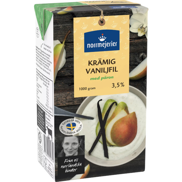 Norrmejerier Vaniljfil Päron