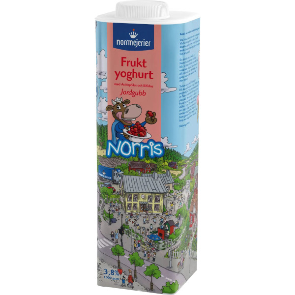 Norrmejerier Fruktyoghurt Jordgubb Norris