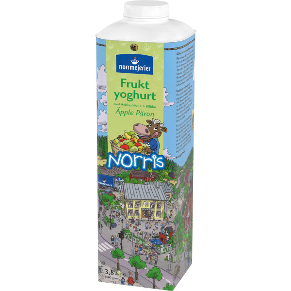 Norrmejerier Fruktyoghurt Äpple/Päron Norris