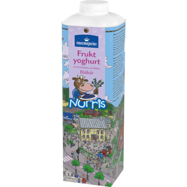 Norrmejerier Fruktyoghurt Blåbär Norris