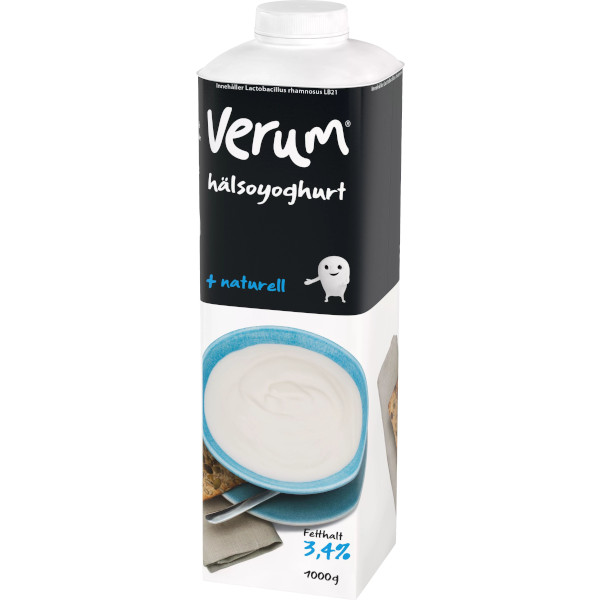Verum Hälsoyoghurt Naturell 3,4%