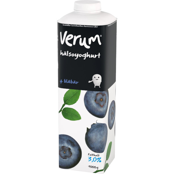 Verum Hälsoyoghurt Blåbär 3%