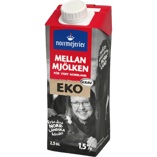 Norrmejerier Mellanmjölken Eko