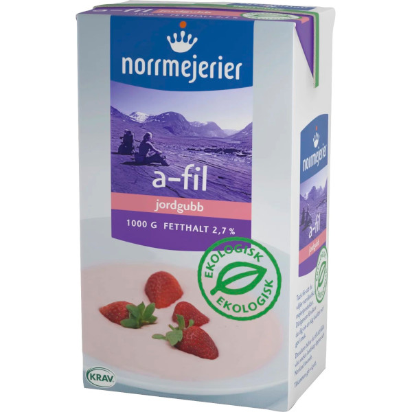 Norrmejerier A-Fil Jordgubb Ekologisk