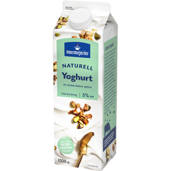 Norrmejerier Yoghurt Naturell 3%