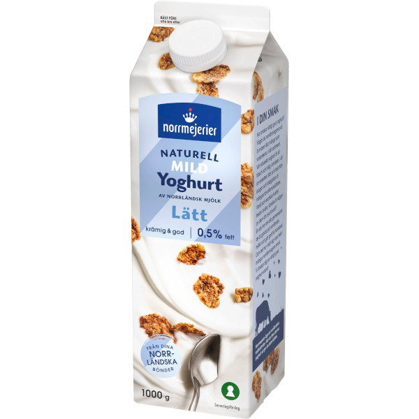 Norrmejerier Mild Yoghurt Naturell Lätt