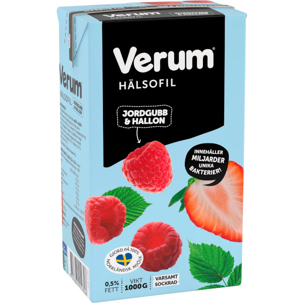 Verum Hälsofil Jordgubb & Hallon