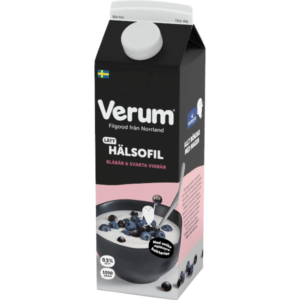 Verum Hälsofil Lätt Blåbär & Svarta Vinbär