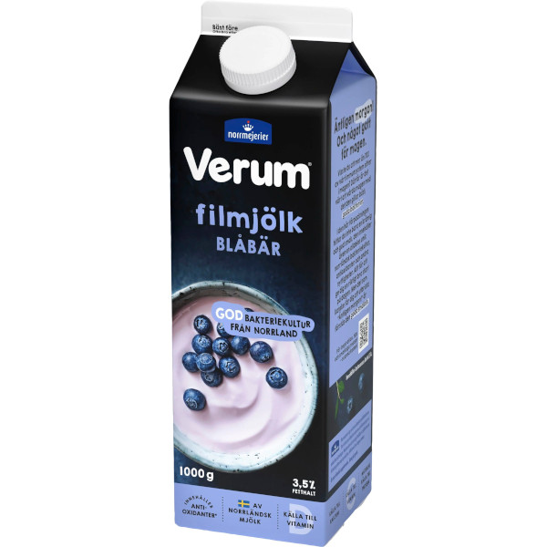 Verum Filmjölk Blåbär