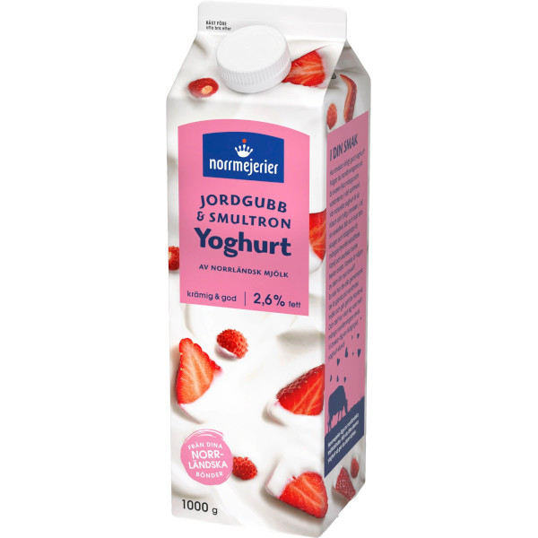 Norrmejerier Yoghurt Jordgubb & Smultron