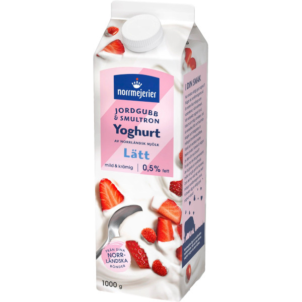 Norrmejerier Yoghurt Lätt Jordgubb/Smultron