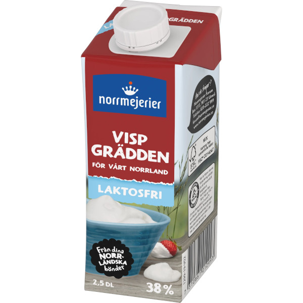 Norrmejerier Vispgrädden Laktosfri