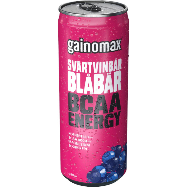 Gainomax Energidryck BCAA Svartvinbär/Blåbär