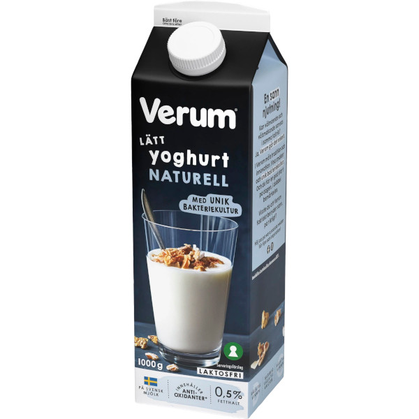 Verum Lättyoghurt Naturell Laktosfri