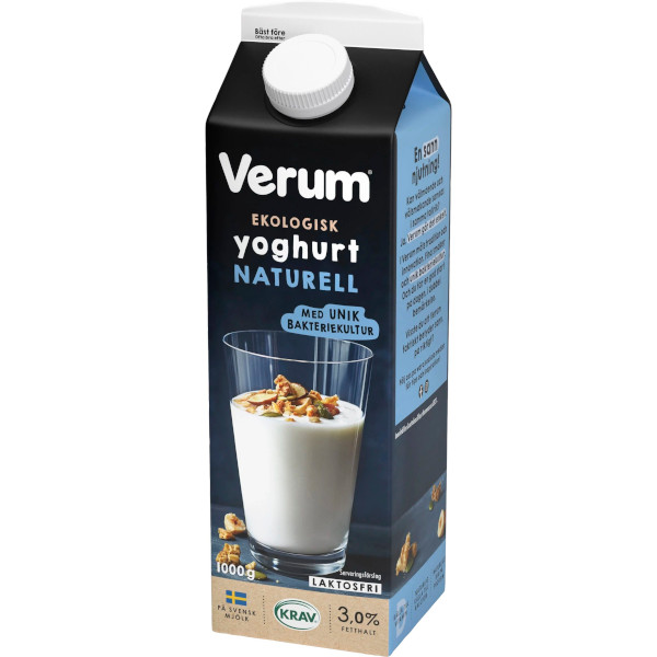 Verum Yoghurt Naturell Laktosfri Ekologisk