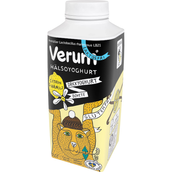 Verum Drickyoghurt Bovete Citron/Vanilj