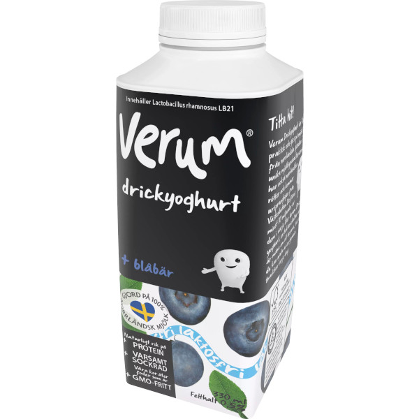 Verum Drickyoghurt Blåbär Laktosfri