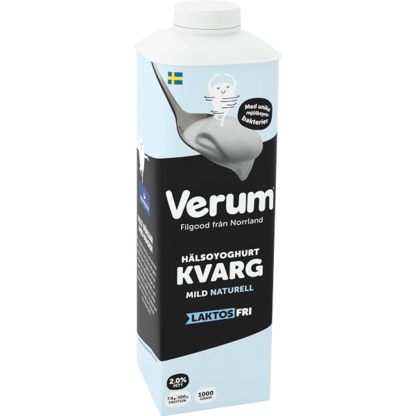 Verum Hälsoyoghurt Kvarg Mild Naturell
