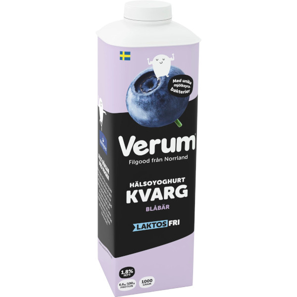 Verum Hälsoyoghurt Kvarg Blåbär