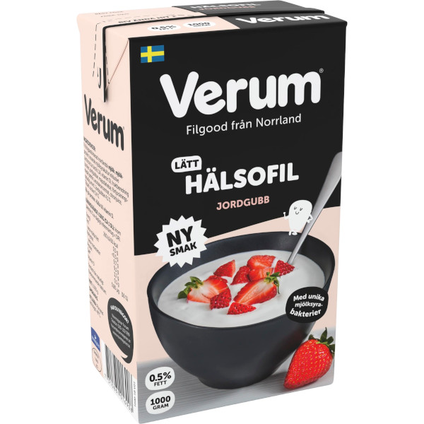 Verum Hälsofil Lätt Jordgubb