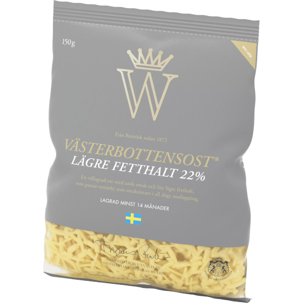 Västerbottensost Ost Lägre Fetthalt Riven