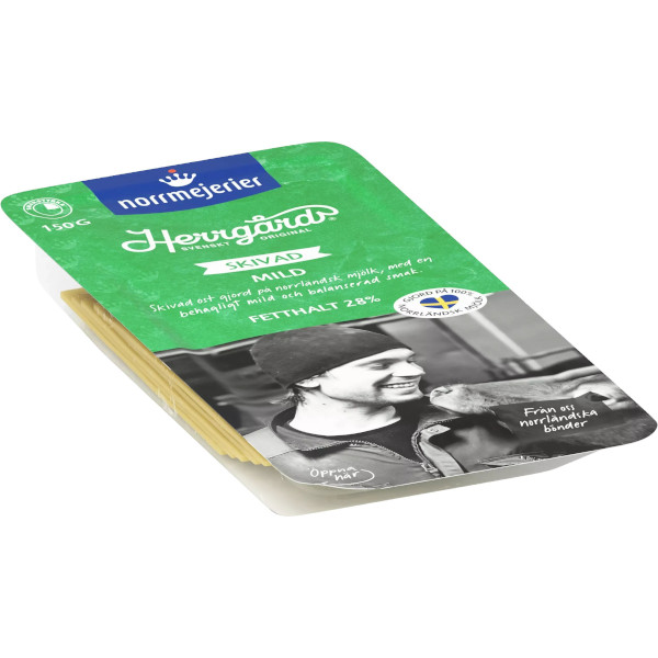 Norrmejerier Herrgård Mild 28% Skivad