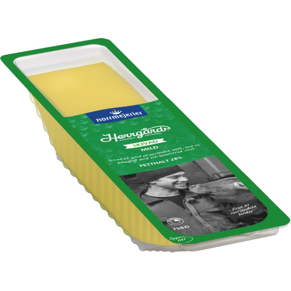 Norrmejerier Herrgård Mild 28% Skivad