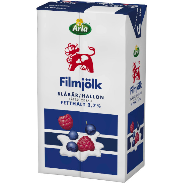 Arla Filmjölk Blåbär/Hallon
