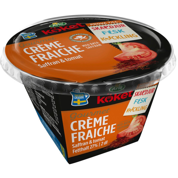 Arla Köket Crème Fraiche Gourmet Saffran & Tomat