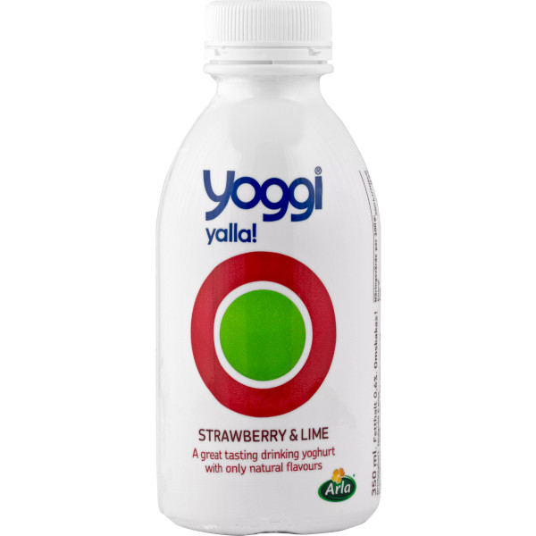 Yalla! Drickyoghurt Strawberry & Lime