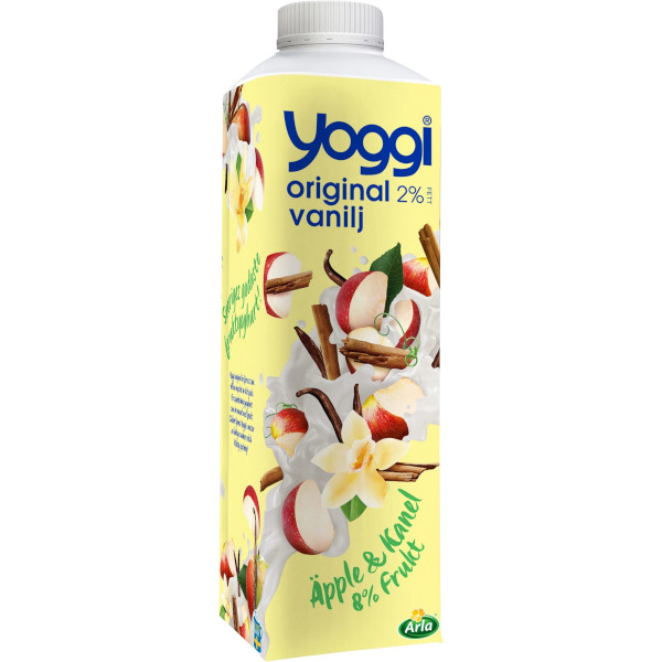 Yoggi Fruktyoghurt Vanilj Äpple/Kanel