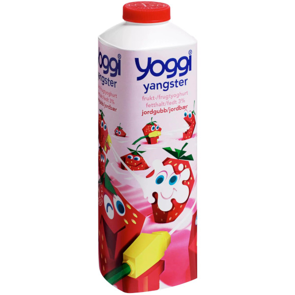 Yoggi Fruktyoghurt Yangster Jordgubb