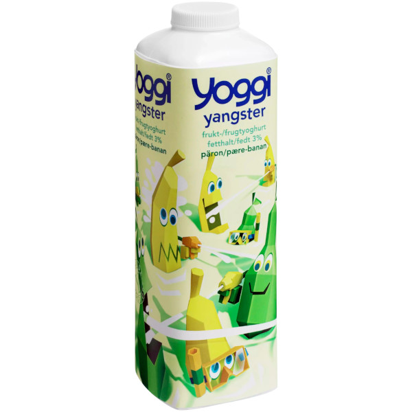 Yoggi Fruktyoghurt Yangster Päron/Banan