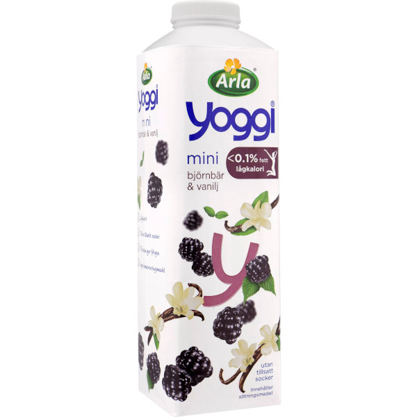 Yoggi Yoghurt Mini Björnbär/Vanilj