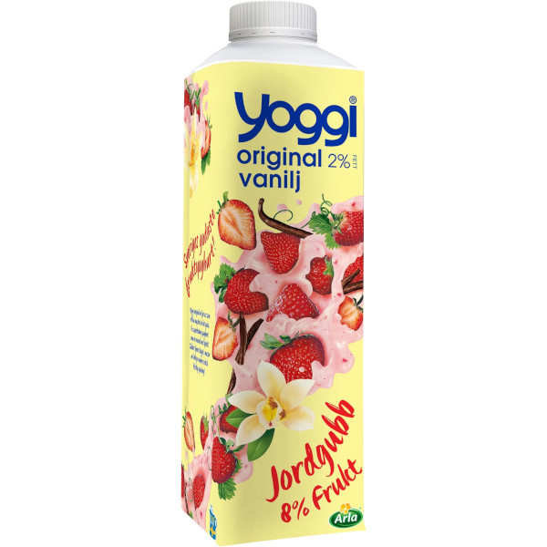 Yoggi Fruktyoghurt Vanilj Jordgubb
