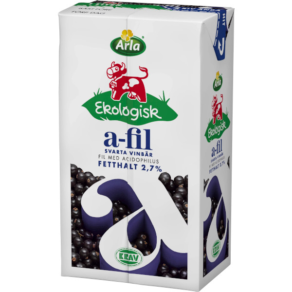 Arla A-Fil Svarta Vinbär Ekologisk
