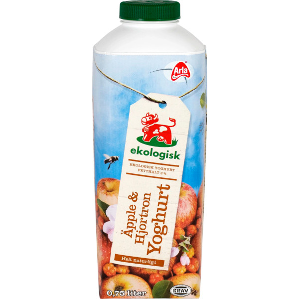 Arla Yoghurt Äpple & Hjortron Ekologisk