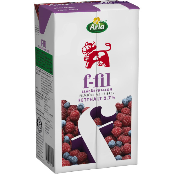 Arla F-Fil Blåbär/Hallon