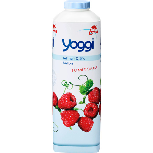 Yoggi Fruktyoghurt 0,5% Hallon
