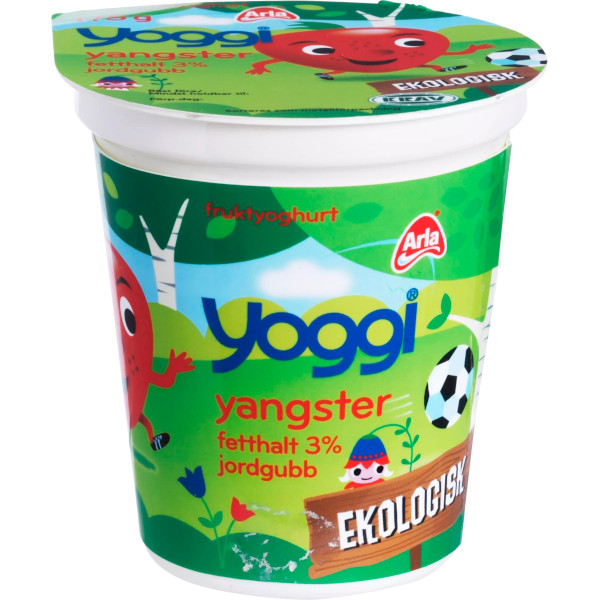 Yoggi Fruktyoghurt Yangster Jordgubb
