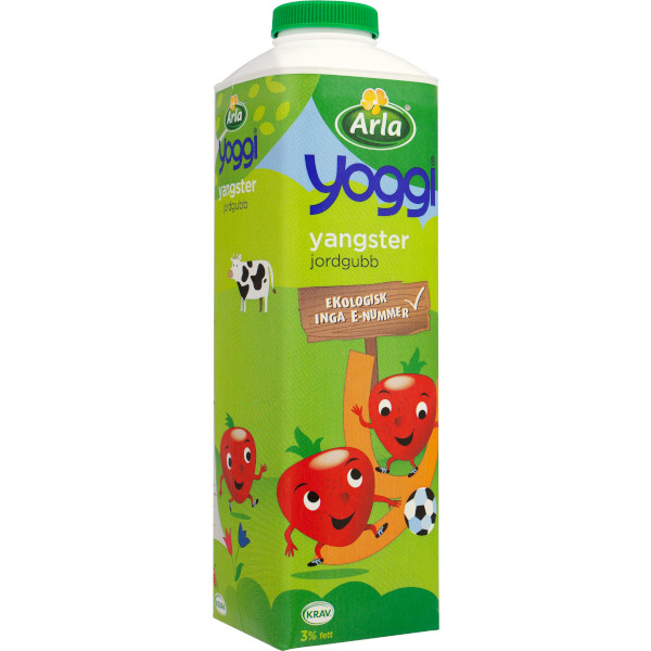 Yoggi Fruktyoghurt Yangster Jordgubb