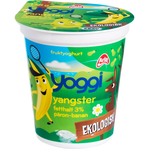 Yoggi Fruktyoghurt Yangster Päron/Banan