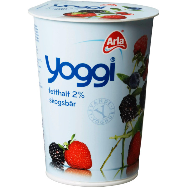 Yoggi Fruktyoghurt Skogsbär