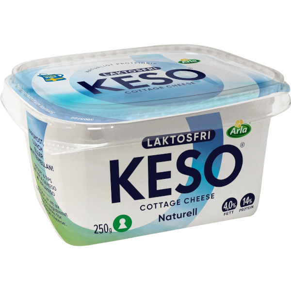 Keso Cottage Cheese Naturell Laktosfri