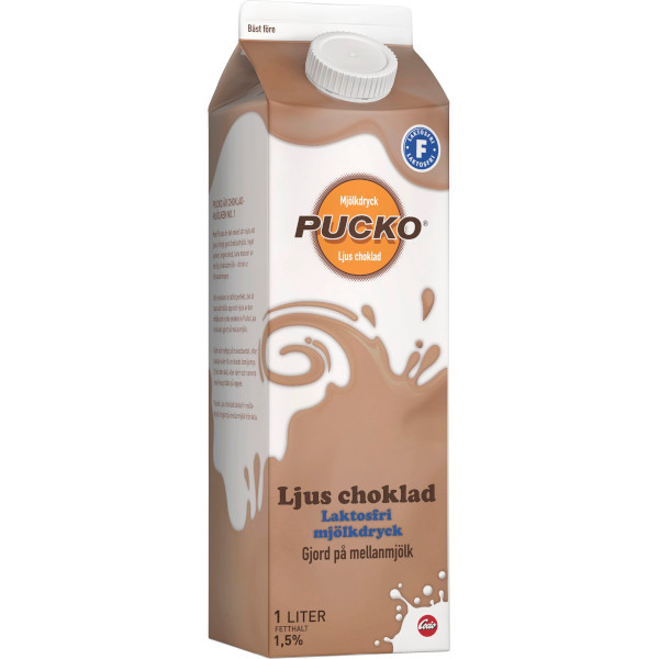 Pucko Mjölkdryck Ljus Choklad