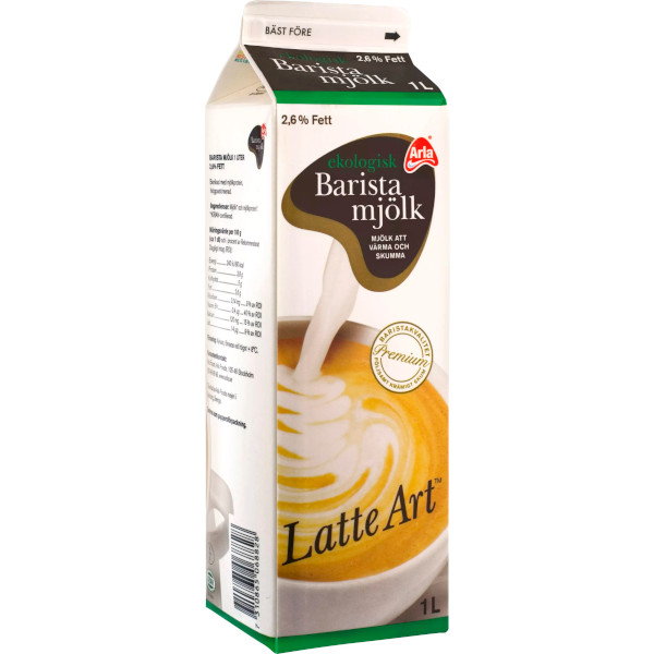 Arla Baristamjölk Latte Art Ekologisk