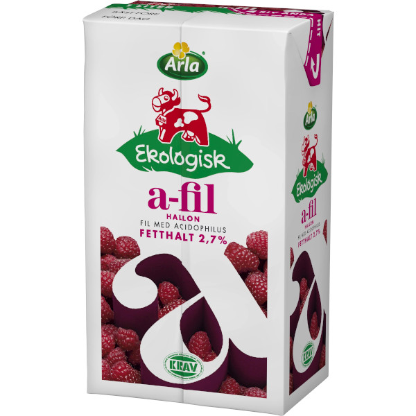 Arla A-Fil Hallon Ekologisk