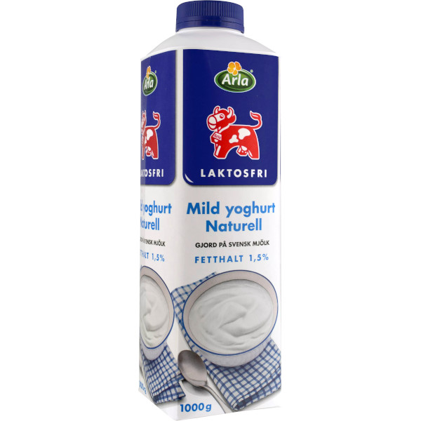 Arla Mild Yoghurt Naturell Laktosfri