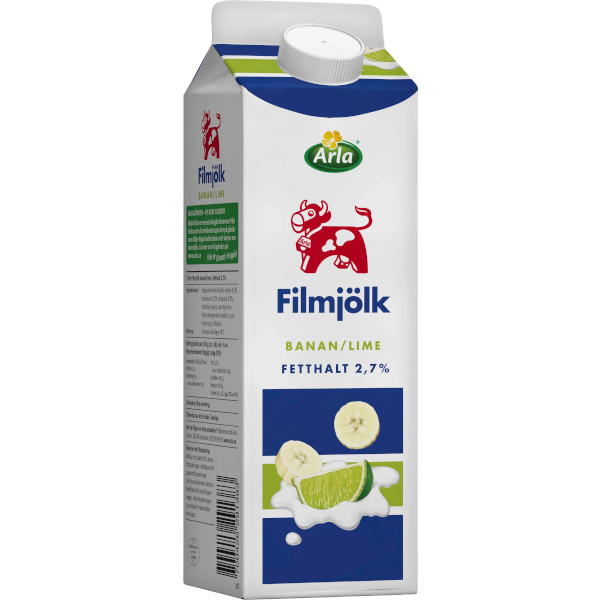 Arla Filmjölk Banan/Lime